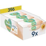 Pampers Harmonie Protect & Care Billendoekjes - 9 Verpakkingen = 396 Babydoekjes