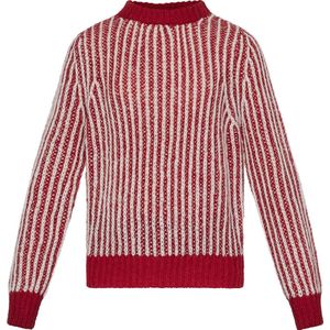 SISTERS POINT Libar-pu - Dames trui - Ruby/Cream - Maat XS