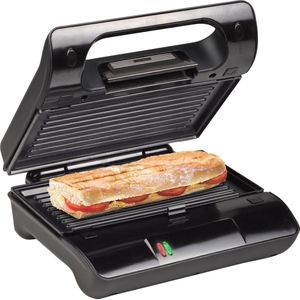 Princess Contactgrill Compact Flex 117001 – Tosti apparaat - Grill apparaat - Uitneembare platen - RVS design