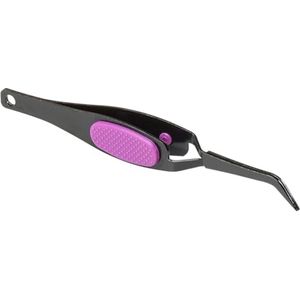 Precisie Pincet voor Creatief Knutselen – Zwart/Paarse Tip, 4,7 x 0,5 inch