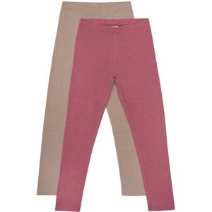 Minymo Leggings - 2-pack - Apple Boter - Minymo - 4 jaar (104) - Leggings