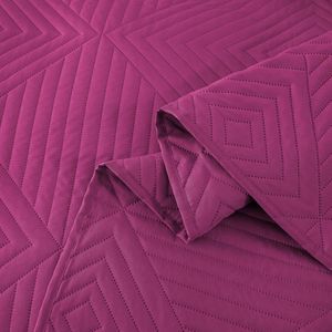 Dubbelzijdige spreider 200x220 cm - Fuchsia