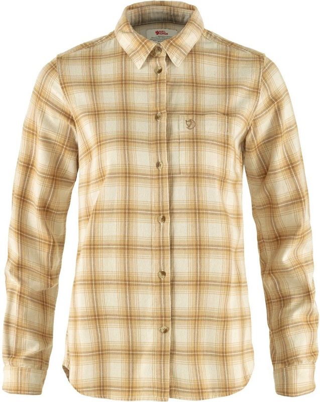 FJALLRAVEN Ovik flannel shirt W chalk white dune beige XXL