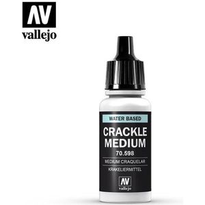 Vallejo 70598 Crackel Medium Verf flesje