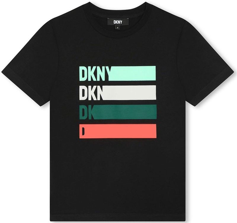 Dkny D60024 T-shirt Met Korte Mouwen Veelkleurig 10 Years Jongens