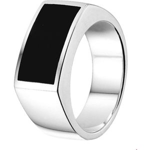Zilveren Ring onyx  1015220 20.00 mm (63)