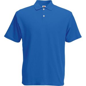 Fruit of the Loom poloshirt heren maat M (koningsblauw)