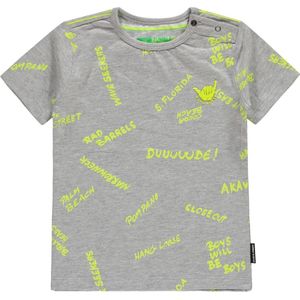Tumble 'n dry Jongens Shirt Tristiano - Grey Melange - Maat 74