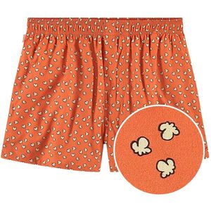 Pockies heren wijde boxershort popcorn oranje