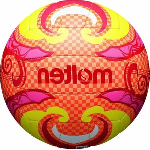 Unisex meerkleurig beachvolleybalshirt met lange mouwen