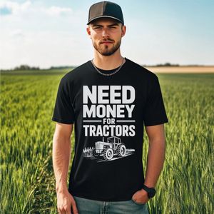 AGRIFANS® Need Money For Tractors - Heren T-shirt - S
