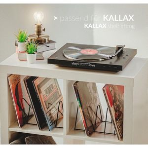 Lp Opbergsysteem - Lp Houder - Lp Koffer - Zwart