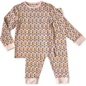 Little Label - Pyjama - Roze - Bladeren - Zachte BIO Katoen