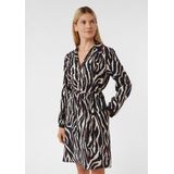 comma - Korte Overhemdjurk - Dierenprint