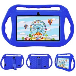 Kindertablet vanaf 3 jaar - Kindertablet 7 Inch - Android Tablet voor Kinderen - 2GB RAM 32GB ROM - WiFi, IPS-scherm - Ouderlijk Toezicht - Spellen - Educatieve Tablet voor Peuters - Blauw