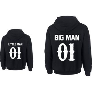 Hoodie jongen-Matching hoodies-Big man Little man-Maat 3-4 jaar