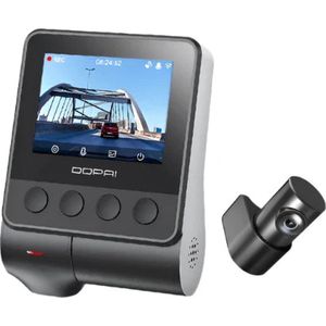 DDPAI - Z40 - Dashcam voor Auto - WiFi - Dashcams - FullHD video - Dubbele camera - Geen GPS - Super compact - Zwart