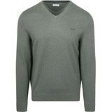 McGregor - Trui - Groen - Merinowol - V-Hals
