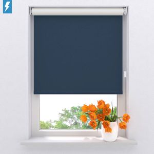 Elektrisch rolgordijn Easy Verduisterend - Blue - 210 x 190 cm - CMD-02-P