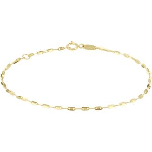14K Geelgoud Armband Plaatjes 1,5 Mm 16 - 17 - 18 Cm 4028279