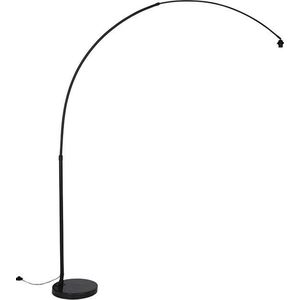 QAZQA xxl - Moderne Booglamp | Vloerlamp | Staande Lamp - 1 lichts - H 2690 mm - Zwart - Woonkamer | Slaapkamer