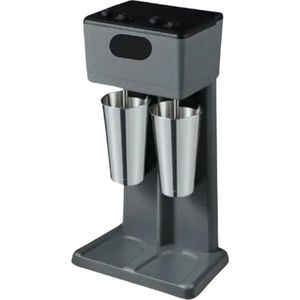 BellissiBo® Blender - Milkshakemachine - Dubbele Beker - 750W - Roestvrij Staal - 3 Snelheden - 2,7L - Timer