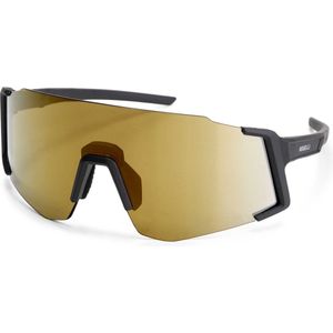 Rogelli Sabre Fietsbril - Sportbril - Unisex - Zwart/ Goud