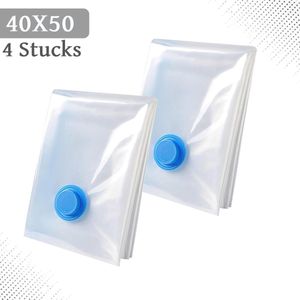 Vacuümzakken - 40x60 cm - Luchtdichte Opbergzakken - 4 Stuks