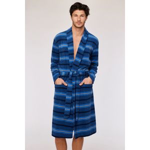 Woody kamerjas heren - blauw gestreept - 252-10-MDS-D/943 - maat XL
