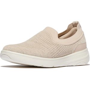 FitFlop - Super-Q Knit Slip-Ons - Beige - Instappers