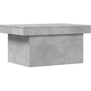 vidaXL - Salontafel - 100x55x40 - cm - bewerkt - hout - betongrijs