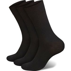 Calzera diabetes sokken - Naadloos - Anti Press sokken - Zonder knellende boord - Zwart - Maat 40-46