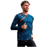 42k Running Vortex Winter T-shirt Met Lange Mouwen Blauw 2XL Man,Vrouw