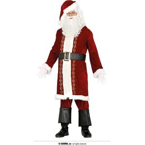 Guirma - Kerst & Oud & Nieuw Kostuum - De Enige Echte Kerstman Kostuum - Rood - Maat 54-56 - Kerst - Verkleedkleding