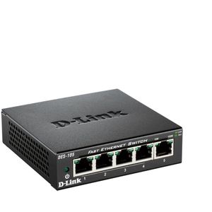 D-Link DES-105 - Netwerkswitch - 5 Poorten - Unmanaged