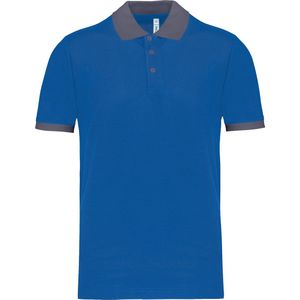 PROACT® Heren-sportpolo PA489 - Sporty Royal Blue / sporty grey - 3XL