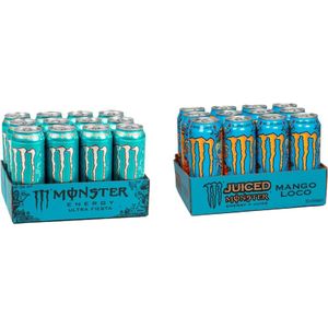 Monster Energy Mango Loco & Ultra Fiesta 24 x 500 ML