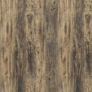 Allecto plus - Zelfklevend Behang Hout Effect Vinyl Donkerbruin 60cm x 500cm Houtnerf Patroon