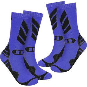 Merinowol Skisokken - 2 Paar Kniehoge Winterwarme Snowboardsokken