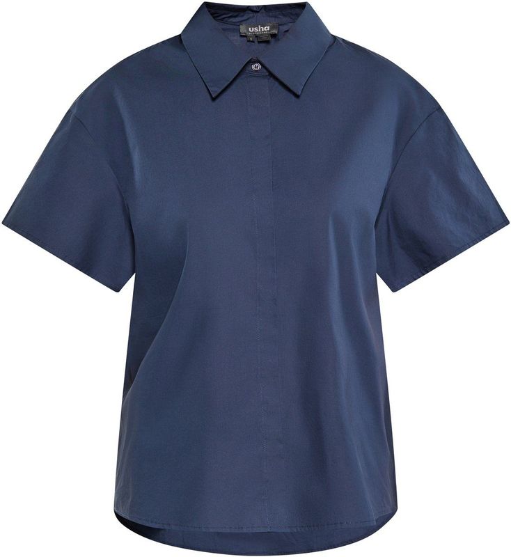 usha - BLACK LABEL - Blouse - Marine - Klassieke Blouse