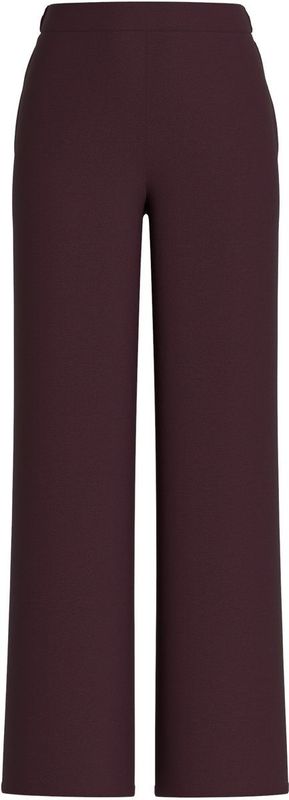 VILA - VIVARONE - Bandplooibroek - Bessen - Tapered - High Waist - 7/8 Lengte