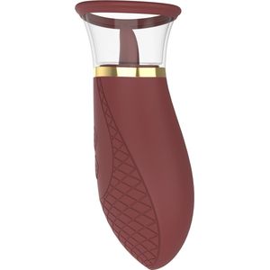 Tong Vibrator met Lik Functie en Zuigfunctie - 9 Ritmes - 3 Zuigkrachten - Clitoris Vibrator - Tepel Vibrator - Seksspeeltje voor vrouwen - Sex Toys