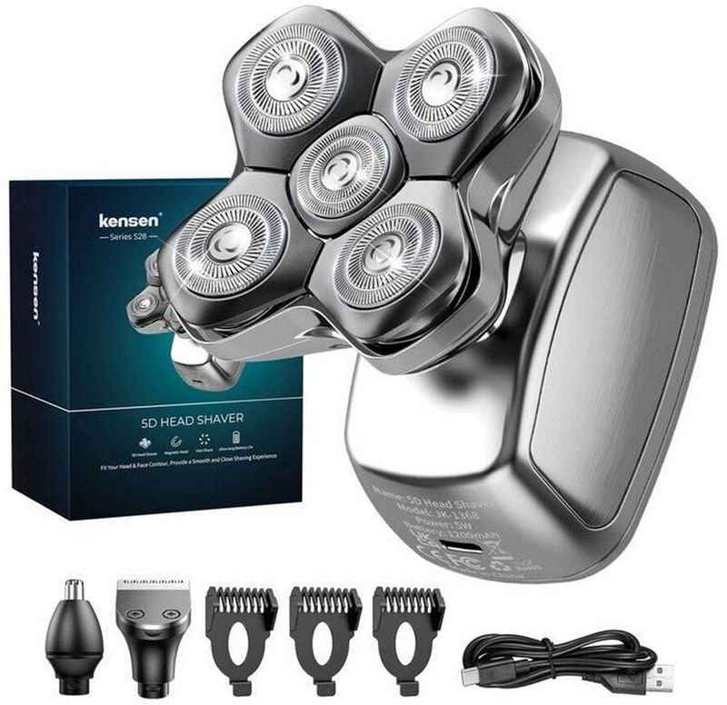 Kensen - 05-KGTJ42-0QA - Trimmer - Zilver - 6D Technologie
