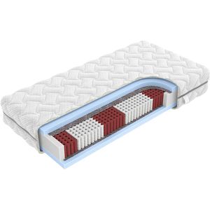 Alpine matras x 210 - HR Koudschuim - 23cm dik - Ergonomisch - Antibacterieel - Wasbare hoes