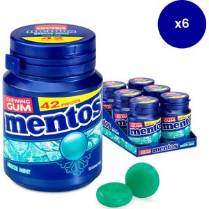 Mentos suikervrije kauwgom - Breeze Mint - 6 doosjes