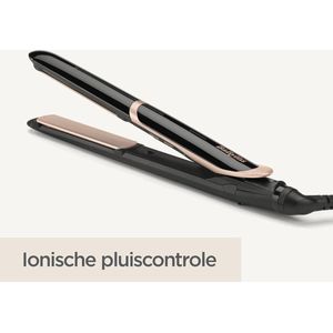 Super Smooth 235 Stijltang Titanium-Keramische Platen voor Glad & Glanzend Haar met Ionische Anti-pluis Technologie - Verbeterde Warmtebescherming - 6 Temperatuurinstellingen - Inclusief Mat