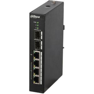Dahua Technology PFS4206-4P-96 netwerk-switch Managed L2 Fast Ethernet (10/100) Power over Ethernet (PoE) Zwart