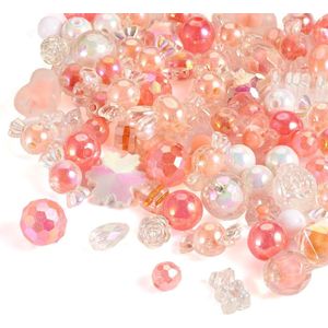 58 stuks diverse acryl kralen snoep bloem losse kralen dikke ronde ambachtelijke kralen bulk voor kralen pen lanyard sleutelhanger sieraden maken - PandaHall