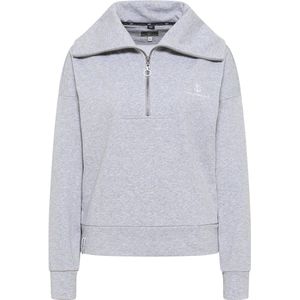 DreiMaster - Bridgeport - Sweatshirt - Grijs Gemêleerd - Ritssluiting - Losse Pasvorm