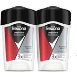 Rexona Men Deo Crème - Maximum Protection Intense Sport - 2 x 45 ml